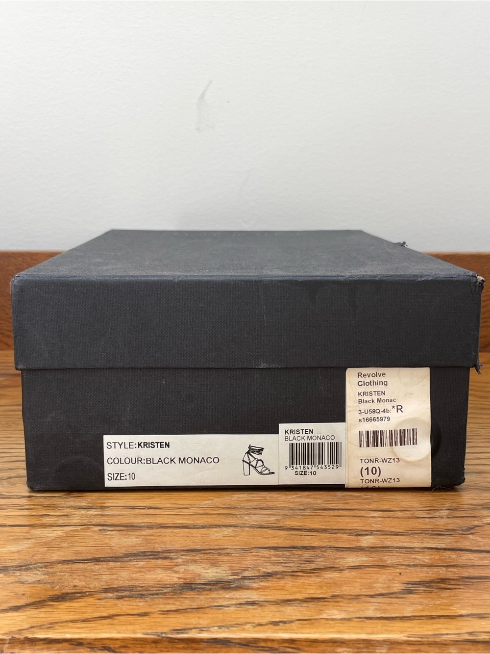 Tony Blanco - Black Leather Ankle Wrap Heel - Picture 9 of 9